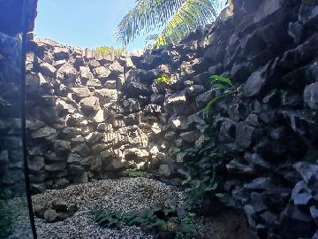 Suite master - Vis�o 01 do jardim particular da suite master